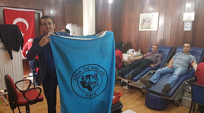 TÜRK OCAKLARI’NDAN KIZILAY’A KAN BAĞIŞI