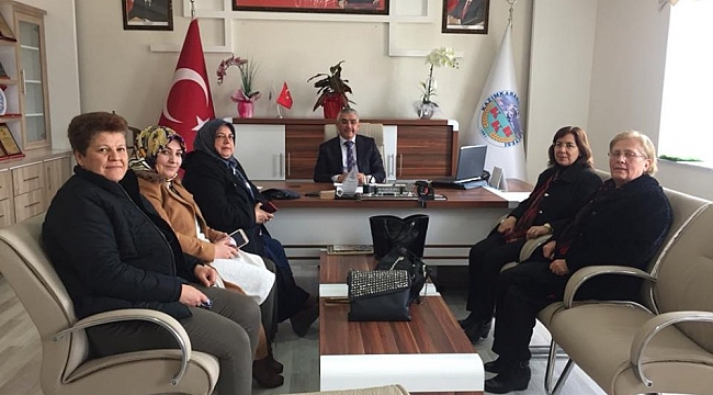 AK PARTİ İL KADIN KOLLARINDAN KAIZMKARABEKİR’E ZİYARET