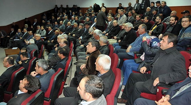 ARALIK AYI MUHTARLAR TOPLANTISI YAPILDI