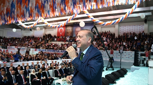 CUMHURBAŞKANI ERDOĞAN AK PARTİ KARAMAN İL KONGRESİNE KATILDI