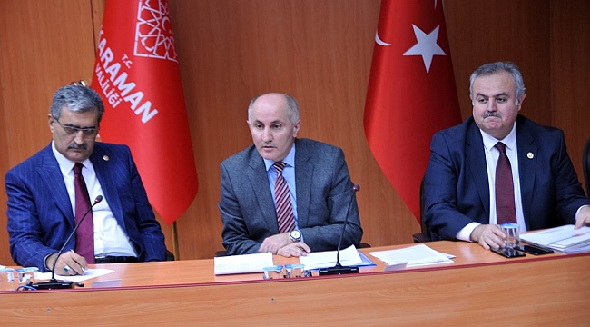 EKONOMİ DEĞERLENDİRME TOPLANTISI YAPILDI