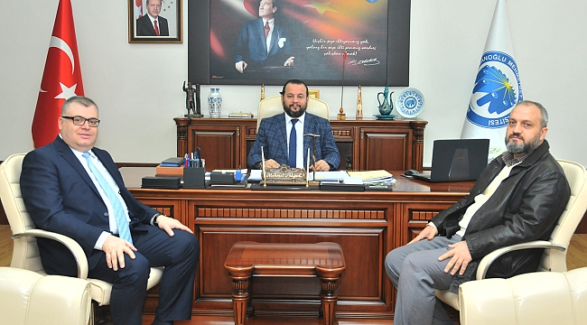 GÖÇ İDARESİ GENEL MÜDÜR YARDIMCISINDAN REKTÖR AKGÜL'E ZİYARET