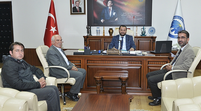 İŞADAMINDAN REKTÖR AKGÜL’E ZİYARET