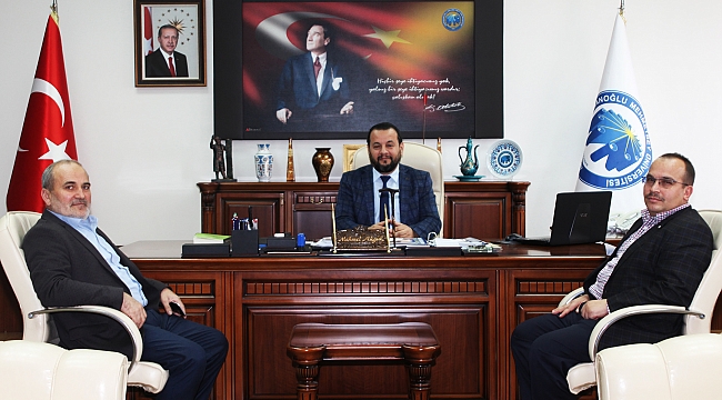 İSKARDER'DEN REKTÖR AKGÜL’E ZİYARET