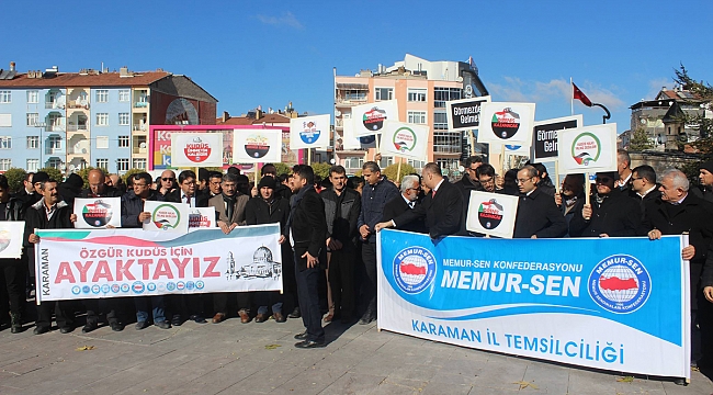 MEMUR-SEN; "KUDÜS SAVAŞIN DEĞİL BARIŞIN ŞEHRİDİR"