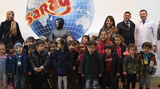 MİNİKLERDEN SARAY'A ZİYARET