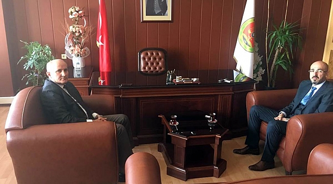 VALİ FAHRİ MERAL BARO BAŞKANI AV. OKTAY YILMAZ’ I ZİYARET ETTİ