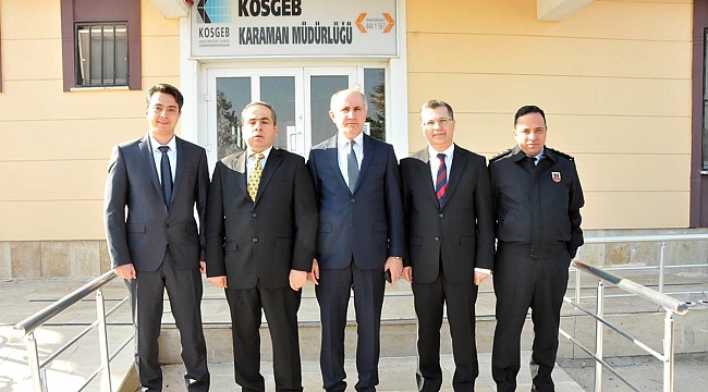 VALİ MERAL KOSGEB’İ ZİYARET ETTİ