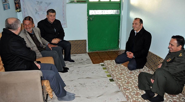 VALİ MERAL ŞEHİT AİLELERİNİ ZİYARET ETTİ