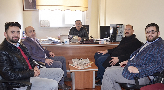 AK PARTİ TEŞKİLATINDAN GAZETEMİZE ZİYARET