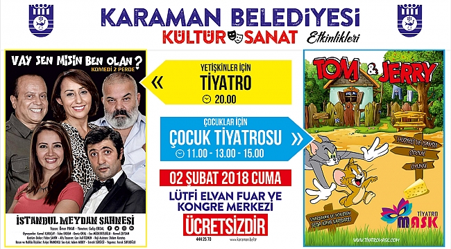 BELEDİYEDEN TİYATRO ETKİNLİĞİ