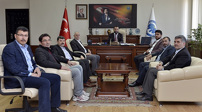 EĞTİM BİR-SEN’DEN REKTÖR AKGÜL’E ZİYARET