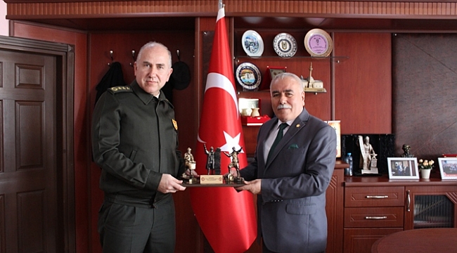GARNİZON KOMUTANINDAN ODALAR BİRLİĞİNE ZİYARET