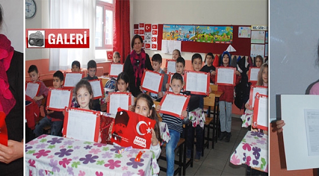 KARAMAN'DA ÖĞRENCİLER KARNELERİNİ ALDI