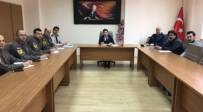 İLÇE GÜVENLİK TOPLANTISI YAPILDI