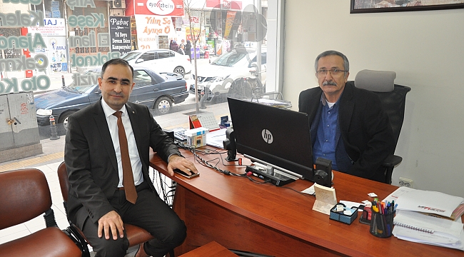 SAĞLIK MÜDÜRÜ ARSLAN’DAN GAZETEMİZE ZİYARET