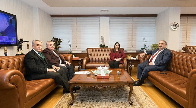 ŞEKER, BAKAN SARIEROĞLU İLE  TAŞERON SORUNLARINI GÖRÜŞTÜ