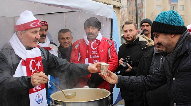 VALİ'DEN ÇORBA İKRAMI