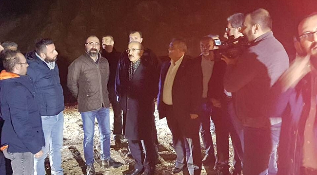 BAKAN ELVAN SERTAVUL GEÇİDİNDE İNCELEMERDE BULUNDU