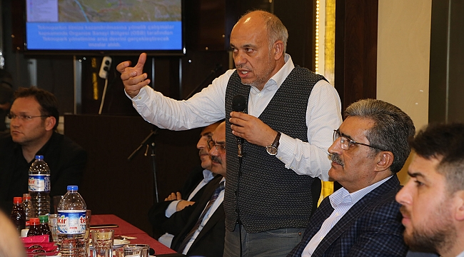 BAŞKAN ÇALIŞKAN SİVİL TOPLUM PLATFORMU ÜYELERİ İLE BİR ARAYA GELDİ