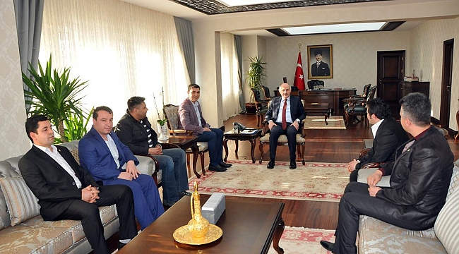 MARANGOZLAR VE MOBİLYACILAR ODASINDAN VALİ MERAL’E ZİYARET