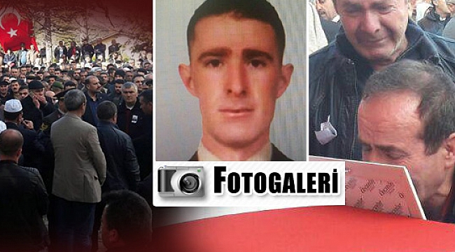 ŞEHİDİ KÖYÜNDE 5 BİN KİŞİ UĞURLADI