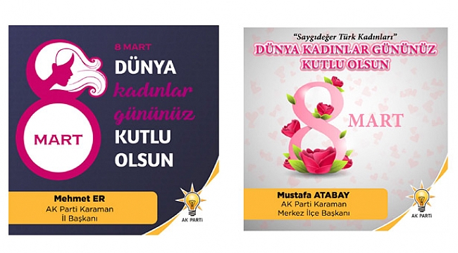 AK PARTİ KADINLAR GÜNÜNÜ KUTLADI