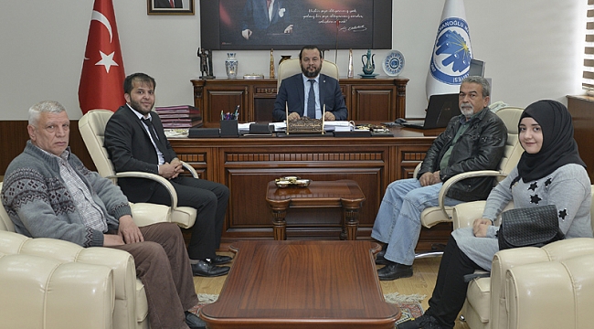 AVUKAT RAMAZAN ERYİĞİT’TEN REKTÖR AKGÜL’E ZİYARET