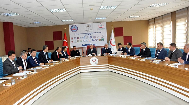 BAĞIMLILIKLA MÜCADELE İL KOORDİNASYON KURUL TOPLANTISI YAPILDI