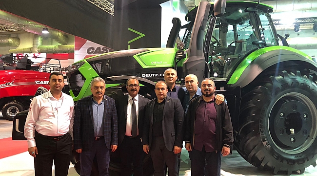 ÇİFÇTİLER TARIM FUARINI ZİYARET ETTİ