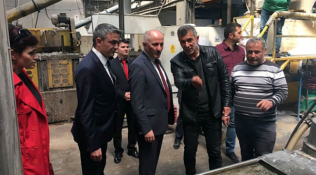 GERİ DÖNÜŞÜM TESİSLERİ İNCELENDİ