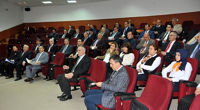 KARAMAN’DA İL İDARE ŞUBE BAŞKANLARI TOPLANDI