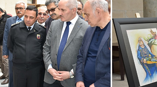 KARAMAN GÜZEL SANATLAR LİSESİNDEN ANLAMLI RESİM SERGİSİ