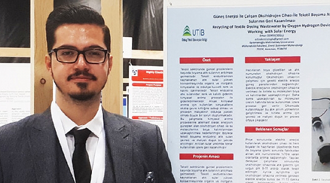 KMÜ ÖĞRENCİSİ DEMİRCİOĞLU’NDAN ULUSLARARASI PROJE BAŞARISI