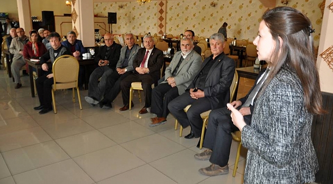 MAHALLE MUHTARLARINA KANSER BİLGİLENDİRME EĞİTİMİ YAPILDI