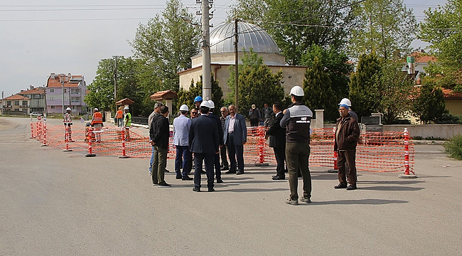 ÇELTEK MAHALLESİ'NDE DOĞALGAZ TAMAMLANIYOR