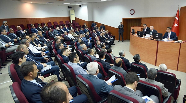 İL KOORDİNASYON KURULU VALİ MERAL BAŞKANLIĞINDA TOPLANDI