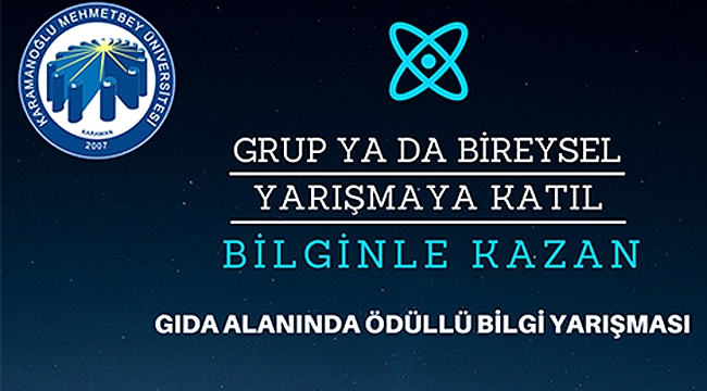 KARAMAN'DA 7'DEN 77'YE GIDA KÜLTÜRÜ YARIŞMASI