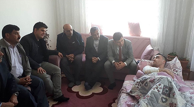 KAYMAKAM ÖZÇELİK DİYARBAKIR GAZİSİNİ ZİYARET ETTİ