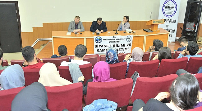 KMÜ'DE "SOSYAL BİLİM OKUMALARI " PANELİ DÜZENLENDİ