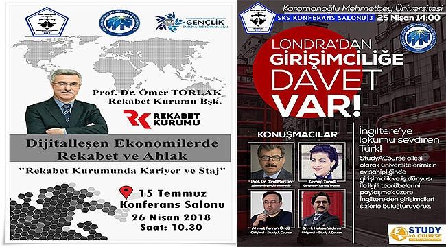 KMÜ'DEN İKİ ETKİNLİK