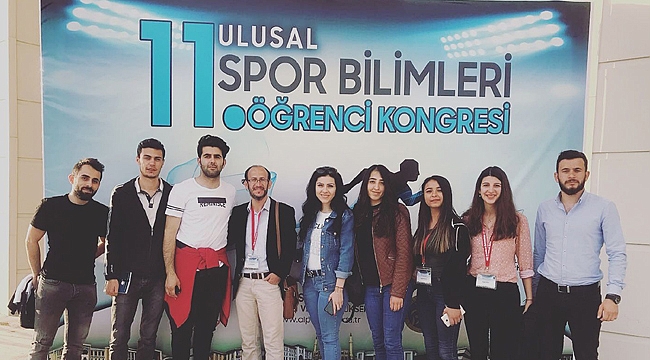 KMÜ ÖĞRENCİLERİ ULUSAL SPOR BİLİMLERİ KONGRESİNDE ÜÇÜNCÜ OLDU