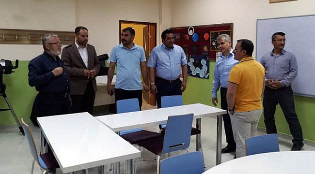 MEB DAİRE BAŞKANI HALİS TEKİNER İLİMİZDE İNCELEMELERDE BULUNDU
