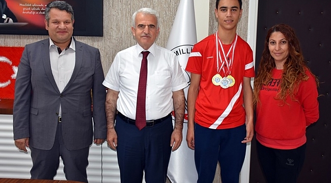 ENGEL TANIMAYAN SALİM İMREN'DEN 2 ALTIN 1 GÜMÜŞ MADALYA