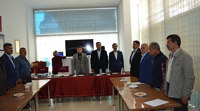 ERMENEK KÖYLERE HİZMET GÖTÜRME BİRLİĞİ'NİN 2018 YILI OLAĞAN MECLİS TOPLANTISI YAPILDI