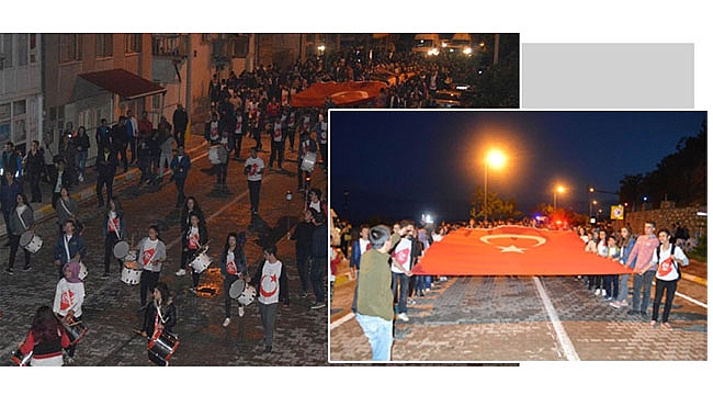 ERMENEK’TE FENER ALAYI YÜRÜYÜŞÜ YAPILDI