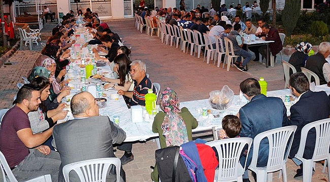 ERMENEK'TE ŞEHİT AİLELERİ VE GAZİLERLE İFTAR PROGRAMI