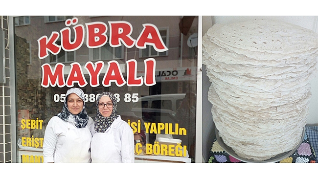 EVİNİZDEKİ TADI BULABİLECEĞİZ TANDIR YUFKASI KÜBRA MAYALI'DA