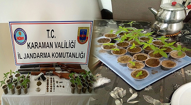 KARAMAN'DA JANDARMADAN DEV OPERASYON