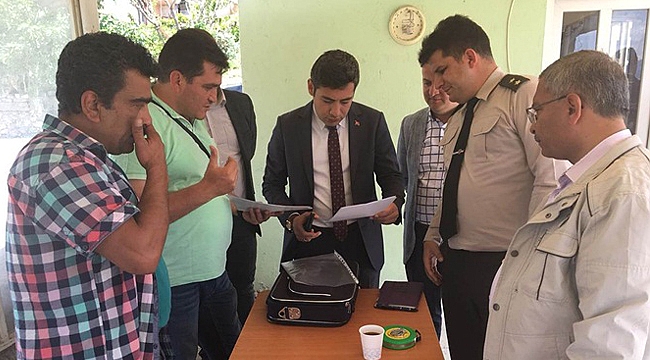 KAYMAKAM ÖZÇELİK GÜNEYYURT JANDARMA KARAKOLUNDA İNCELEME YAPTI